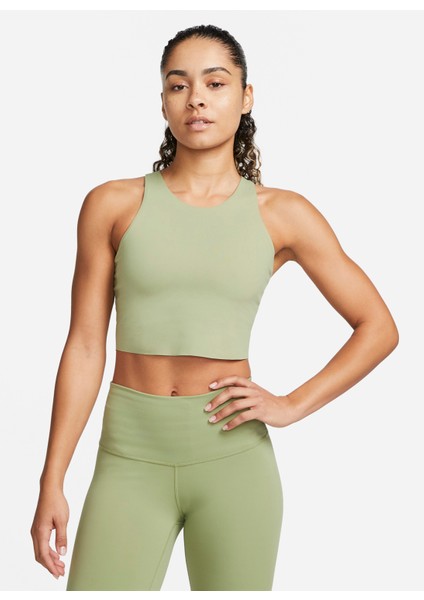 Yeşil Kadın Atlet DQ6032-386 W Ny Df Luxe Crop Tank fiyatları