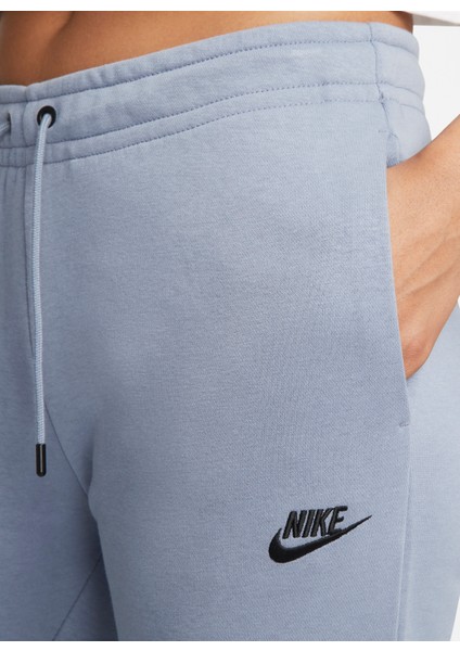 Standart Mavi Kadın Eşofman Altı DX2320-493 W Essntl Pant Reg Flc Mr