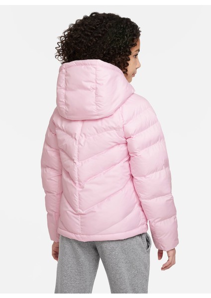 Çocuk Kırmızı - Pembe Kapüşonlu Mont DX1264-663 K Nsw Synfl Hd Jkt fiyatları