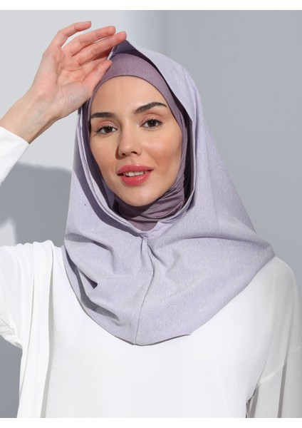 ST300-SİMLİ Abiye Hijab 33 Lavanta- Lavanta- fiyatları