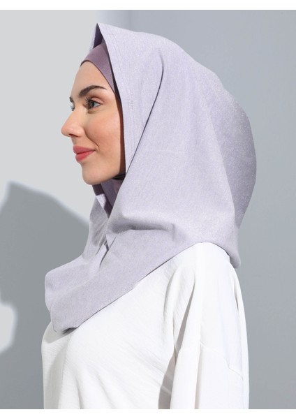 ST300-SİMLİ Abiye Hijab 33 Lavanta- Lavanta- modelleri