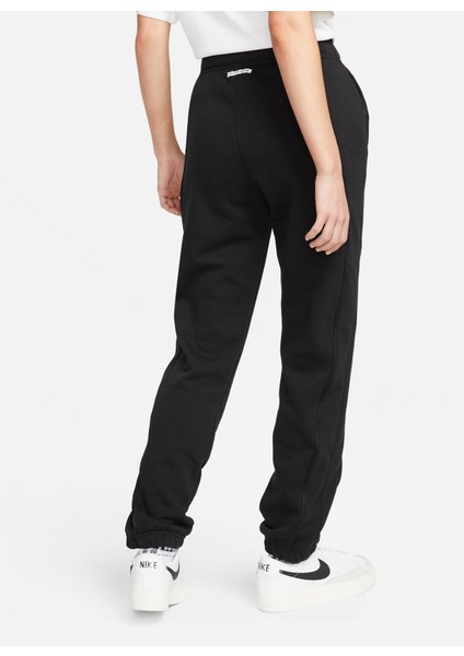 Siyah - Gri - Gümüş Kadın Uzun Eşofman Altı DQ6563-010 W Nsw Aır Flc Mr Jogger