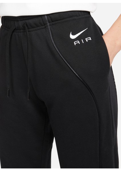 Siyah - Gri - Gümüş Kadın Uzun Eşofman Altı DQ6563-010 W Nsw Aır Flc Mr Jogger