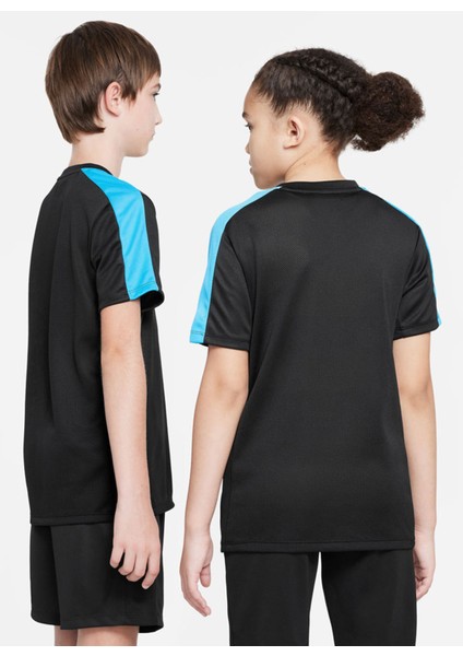 Çocuk Siyah Bisiklet Yaka T-Shirt DX5482-011 K Nk Df ACD23 Top Ss Br fiyatları