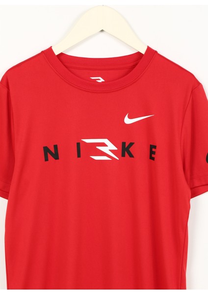 Çocuk Kırmızı Bisiklet Yaka Baskılı T-Shirt 9Q0513-U10 Rwb Dual Logo Drı Fıt Te fiyatları