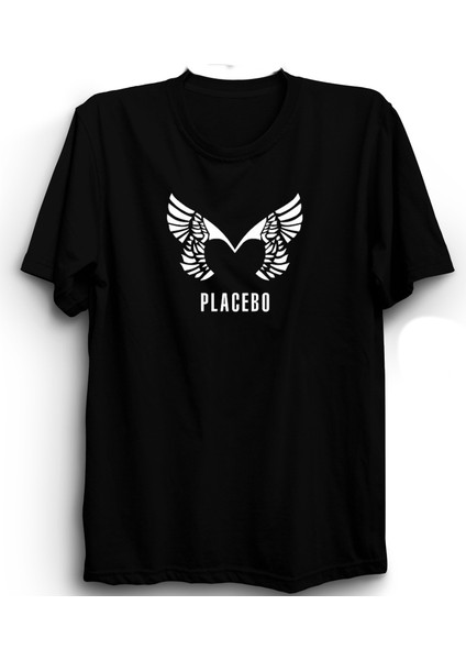 Placebo, Logo, Wings, Rock Metal Müzik Grup Tişörtü