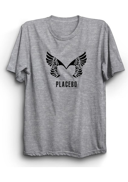 Placebo, Logo, Wings, Rock Metal Müzik Grup Tişörtü