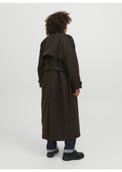Kahve Kadın Trençkot Jxrosıe Wool Blend Trenchcoat Otw fiyatları