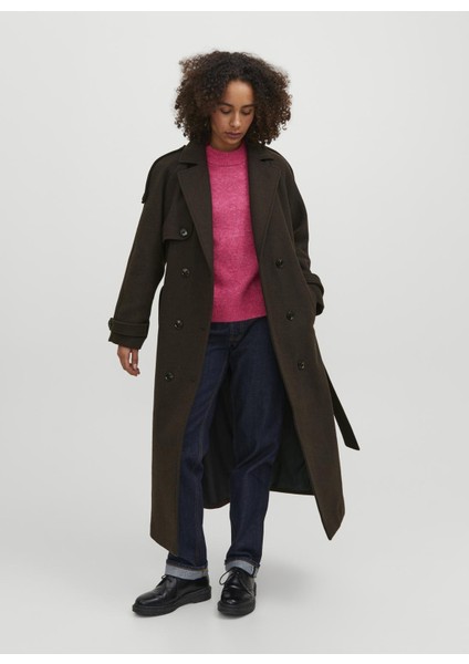 Kahve Kadın Trençkot Jxrosıe Wool Blend Trenchcoat Otw