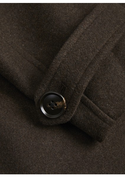 Kahve Kadın Trençkot Jxrosıe Wool Blend Trenchcoat Otw indirimleri