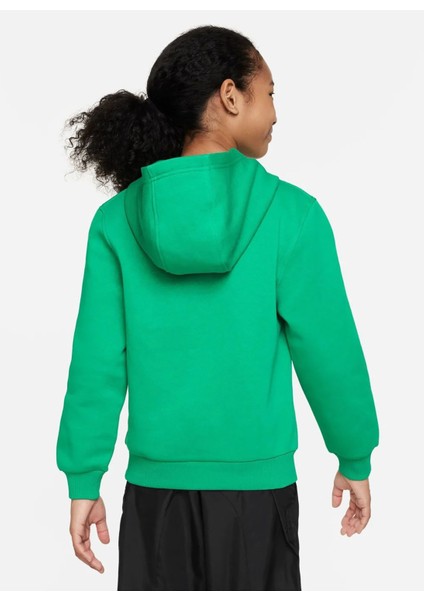 Çocuk Yeşil Kapüşonlu Sweatshirt FD2988-324 K Nsw Club Flc Hdy fiyatları