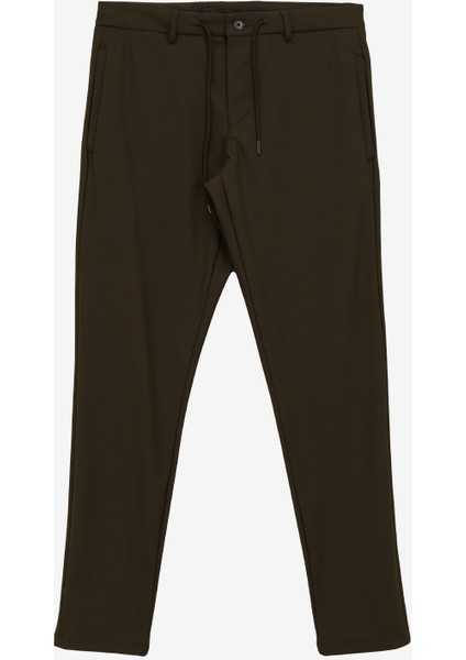 gmg firenze Normal Bel Normal Paça Slim Fit Haki Erkek Pantolon GU23MFW01012