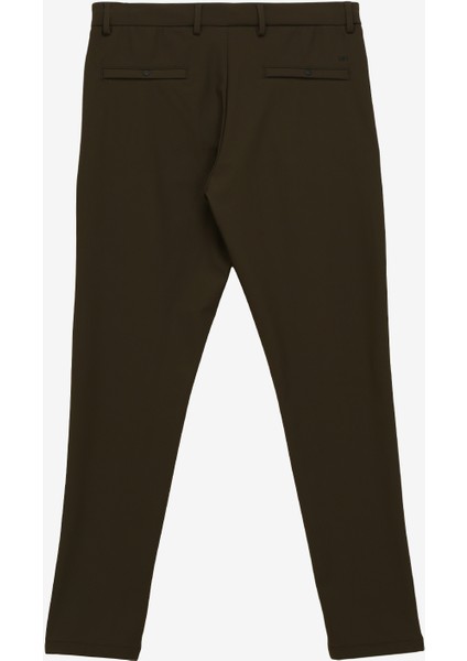 gmg firenze Normal Bel Normal Paça Slim Fit Haki Erkek Pantolon GU23MFW01012