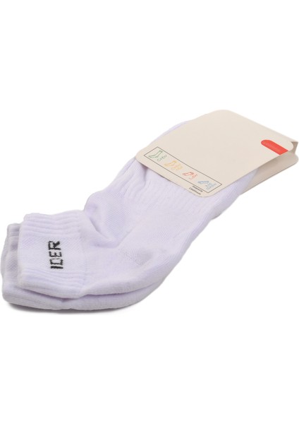 Ider Beyaz Patik Spor Çorap
