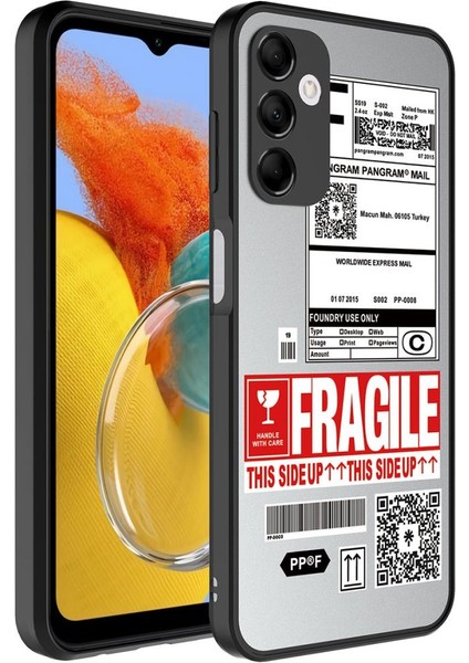 Samsung Galaxy M14 Kılıf Aynalı Desenli Kamera Korumalı Parlak Mirror Kapak