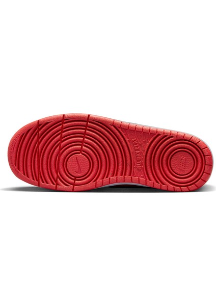 Siyah - Kırmızı Erkek Çocuk Yürüyüş Ayakkabısı DV5456-600 Court Borough Low Gs