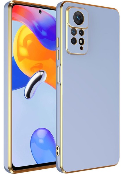 Xiaomi Redmi Note 12 Pro 4g Kılıf Köşeli Altın Model Kapak