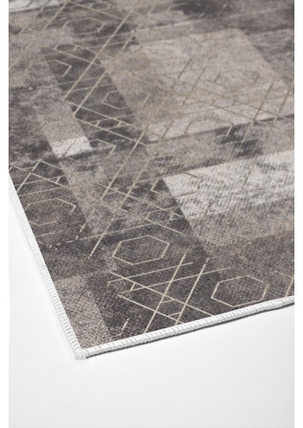 Dijital Salon Halısı Trend Keçe Kaymaz Taban Iskandinav Page Kahve fırsatları