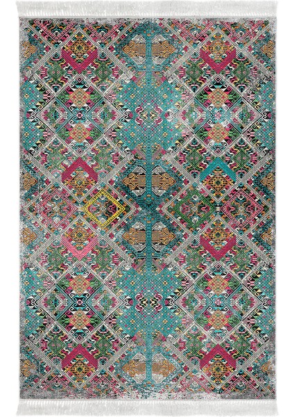 Dijital Mutfak Halısı Star Pamuk Kaymaz Taban Saçaklı Iskandinav Keona Renkli fiyatları