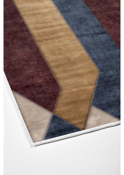 Dijital Mutfak Halısı Star Pamuk Kaymaz Taban Modern Indiana Renkli fırsatları