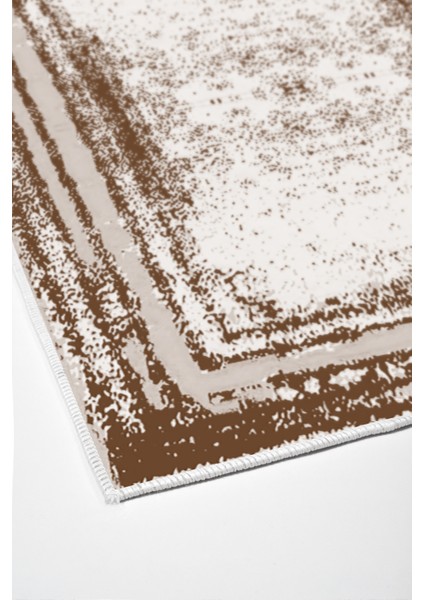 Dijital Mutfak Halısı Yıldız Deri Kaymaz Taban Modern Mollie Krem fırsatları