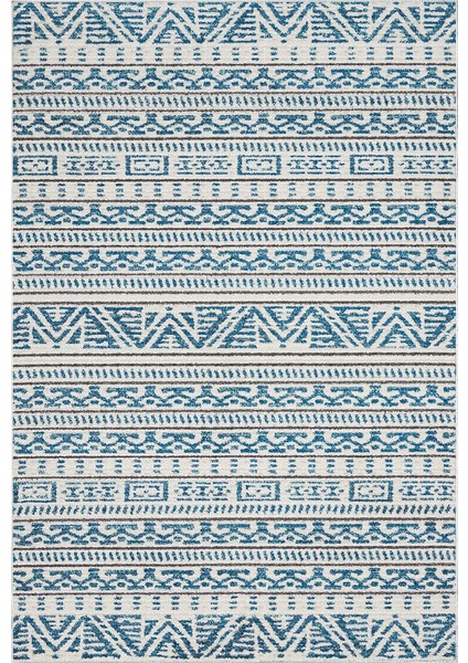 Dijital Mutfak Halısı Star Pamuk Kaymaz Taban Iskandinav Adelia Lacivert fiyatları