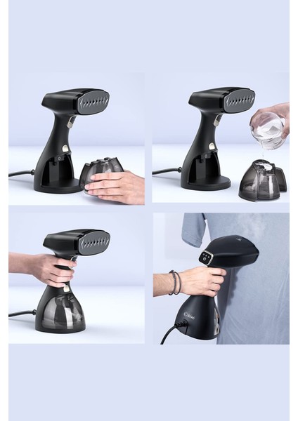 KSI-670 Portatif Seramik Tabanlı 1600 Watt Premium Kutulu Buharlı Kırışık Giderici modelleri