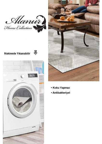 Dijital Salon Halısı Trend Keçe Kaymaz Taban Iskandinav Amaris Bej modelleri