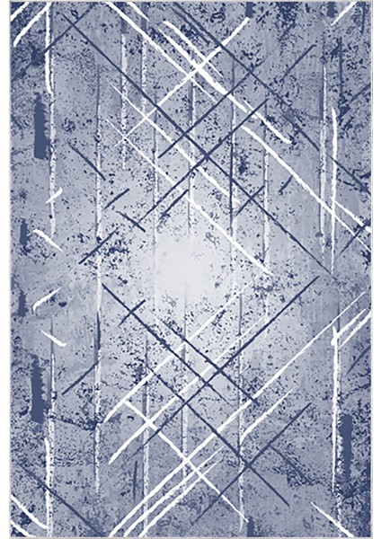 Dijital Mutfak Halısı Star Pamuk Kaymaz Taban Modern Allissa Mavi fiyatları