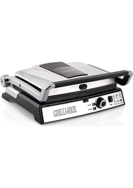 Grill Haus Granit 2000W Izgara ve Tost Makinesi Inox