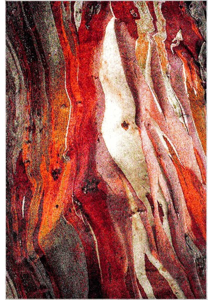 Dijital Mutfak Halısı Star Pamuk Kaymaz Taban Modern Araminta Bordo fiyatları