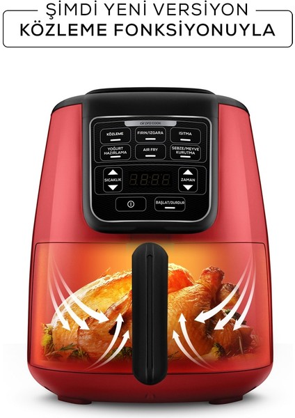 Air Pro Cook Köz Xl Airfryer Ruby