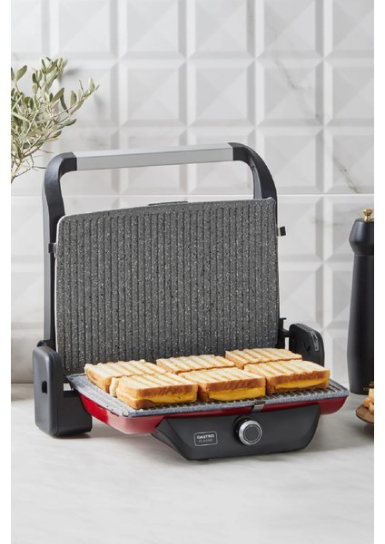 Gastro Classic Izgara ve Tost Makinesi Kırmızı fiyatları