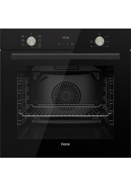 Flowart 75 Serisi Inizio Siyah Ankastre Set (D077-ED035-QMS63CS) 75CM Ocak
