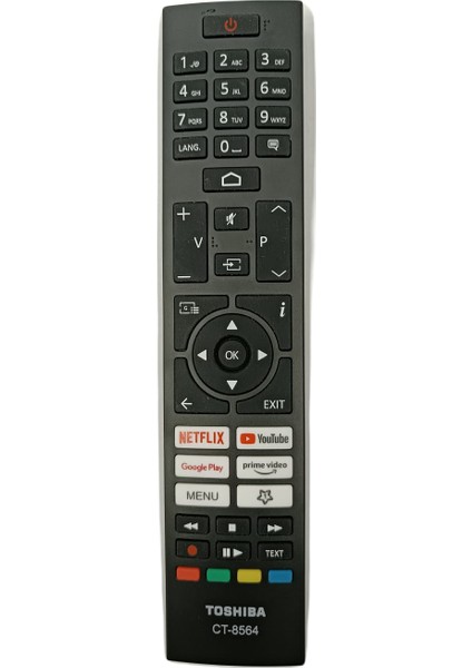 Toshıba CT-8564 RC45157 50UA2263DG 50UA2063DG 50UA2263DG Android Smart Tv Kumandası ( Orjinal Ürün) modelleri