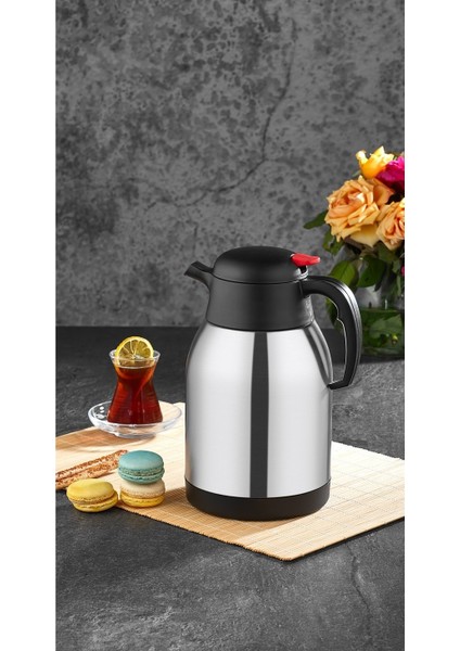 1200P Çift Katlı Çelik Termos 2 Litre Çay Termosu fiyatları