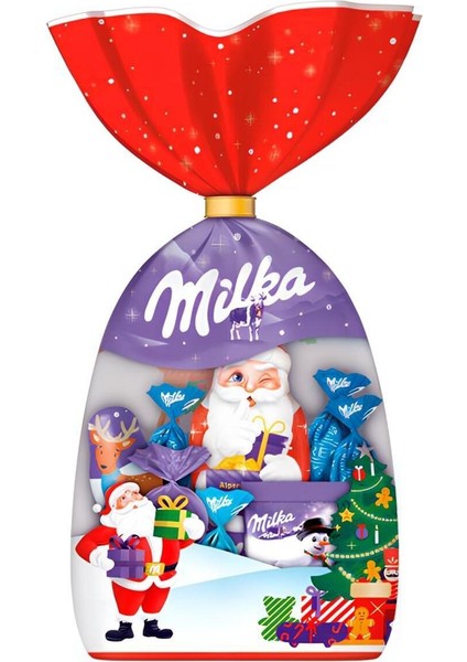 Noel Babalı Mix Çikolata Poşeti 126G