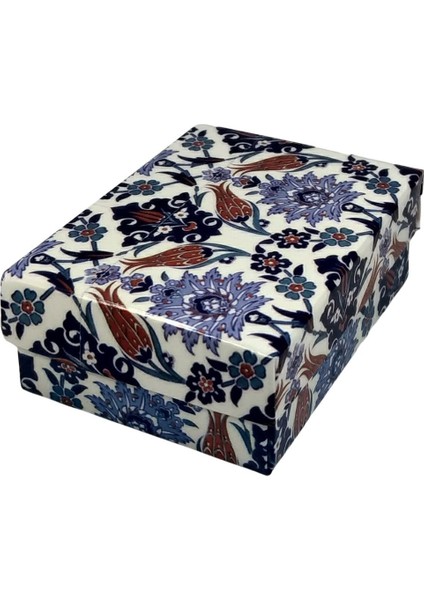 Çini Karton Kolye & Mini Set Kutusu 24 Lü Paket (Içi Süngerli)