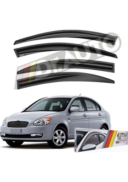 Hyundai Accent Era 2006-2012 Arası Cam Rüzgarlığı 4lü