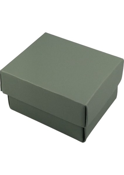 Yeşil Karton Yüzük Kutusu 50 Li Paket (Içi Süngerli)
