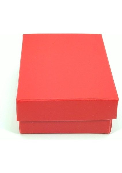 Kırmızı Karton Kolye & Mini Set Kutusu 24 Lü Paket(Içi Süngerli)