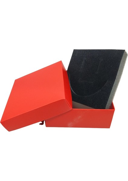 Kırmızı Karton Kelepçe & Mini Set Kutusu 20 Li Paket(Içi Süngerli)