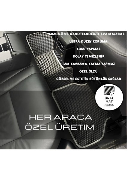 Toyota Yaris Uyumlu Akıllı Paspas Araca Özel Oto Paspas Araba Paspas