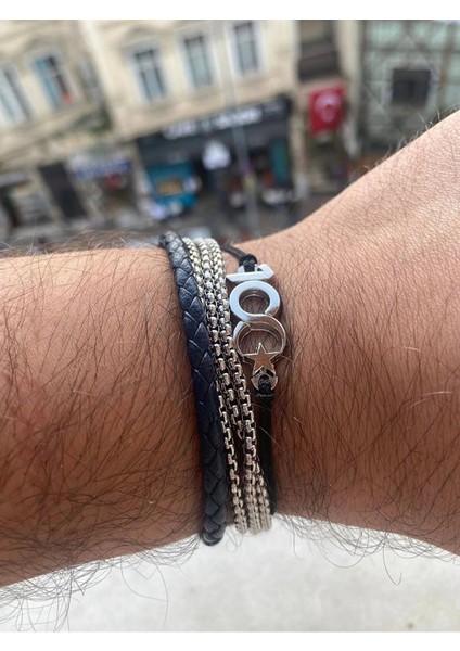 100. Yıl (Yüzüncü Yıl Bileklik ) Asansör Ipli Bileklik Gümüş 1 Adet modelleri