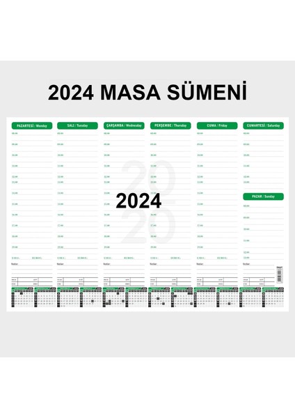 2024 Masa Sümeni (27,5 cm x 40 cm )