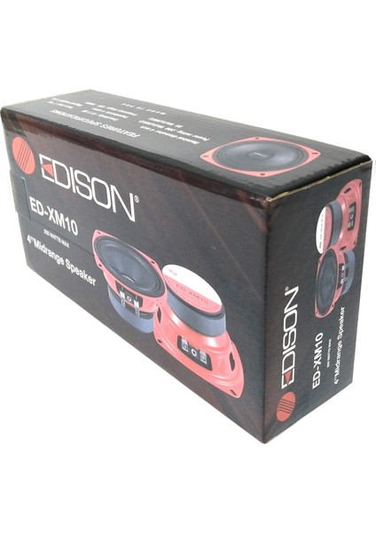 Ed XM10 Midrange Oto Hoparlör 10 cm 200W Maksimum 80W Rms