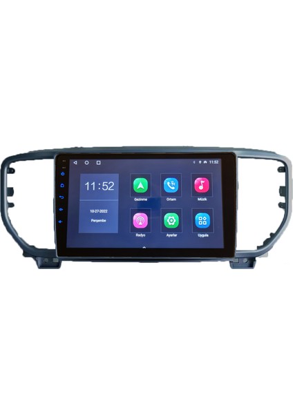 Kia sportage 2021-2019 Yıl Android Sürüm 13 Kablosuz Carplay Navigasyon Multimedya 9 Inç Ekran 2gb Ram 32GB Rom Hafıza fırsatları