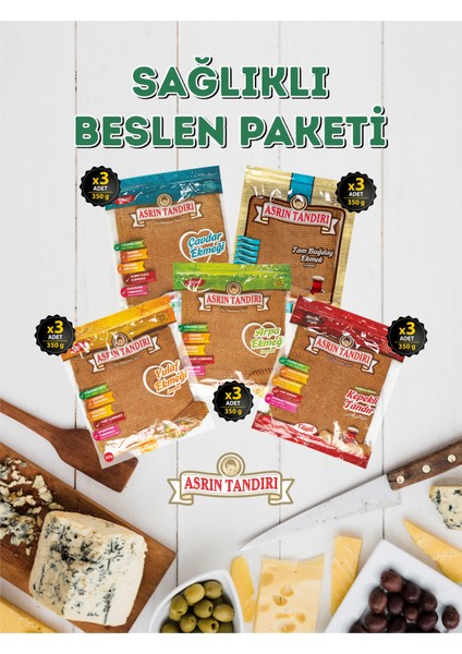 Sağlıklı Beslen Paketi 15'li Lavaş Tandır Ekmeği