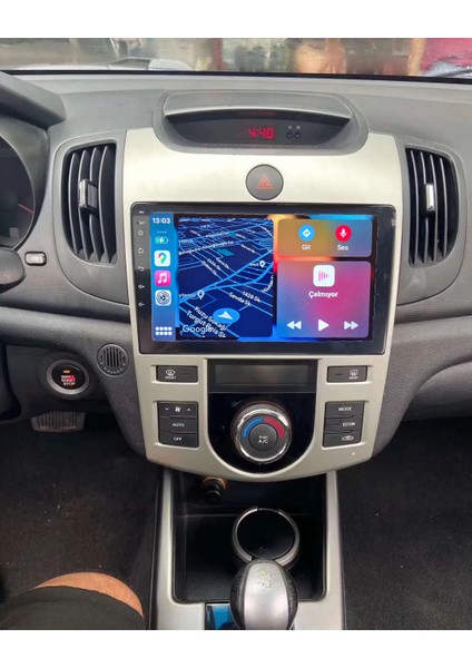 Kia Cerato 2010-2011 Yıl Dijital Kılma Android Sürüm 13 Kablosuz Carplay Navigasyon Multimedya 9 Inç Ekran 2gb Ram 32GB Rom Hafıza