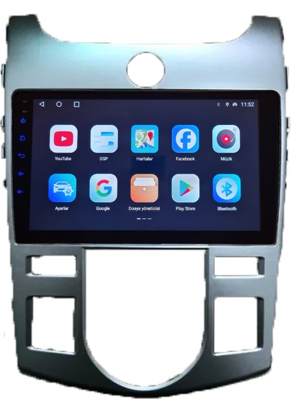 Kia Cerato 2010-2011 Yıl Dijital Kılma Android Sürüm 13 Kablosuz Carplay Navigasyon Multimedya 9 Inç Ekran 2gb Ram 32GB Rom Hafıza fiyatları